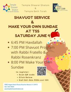 Banner Image for TSS & TBT- Shavuot Havdallah-Program-Ice Cream