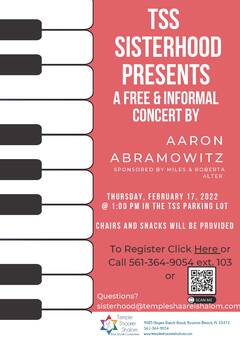 Banner Image for Sisterhood Presents Aaron Abramowitz