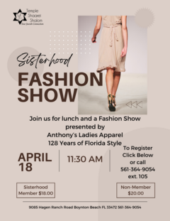 Banner Image for Sisterhood Lunch & Fashion Show